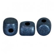 Les perles par Puca® Minos beads Metallic mat dark blue 23980/79032
